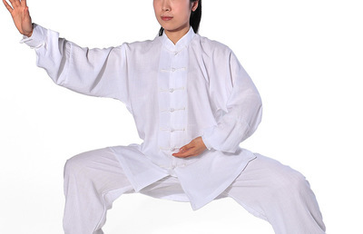 棉麻锦中式中老年秋冬季太极服